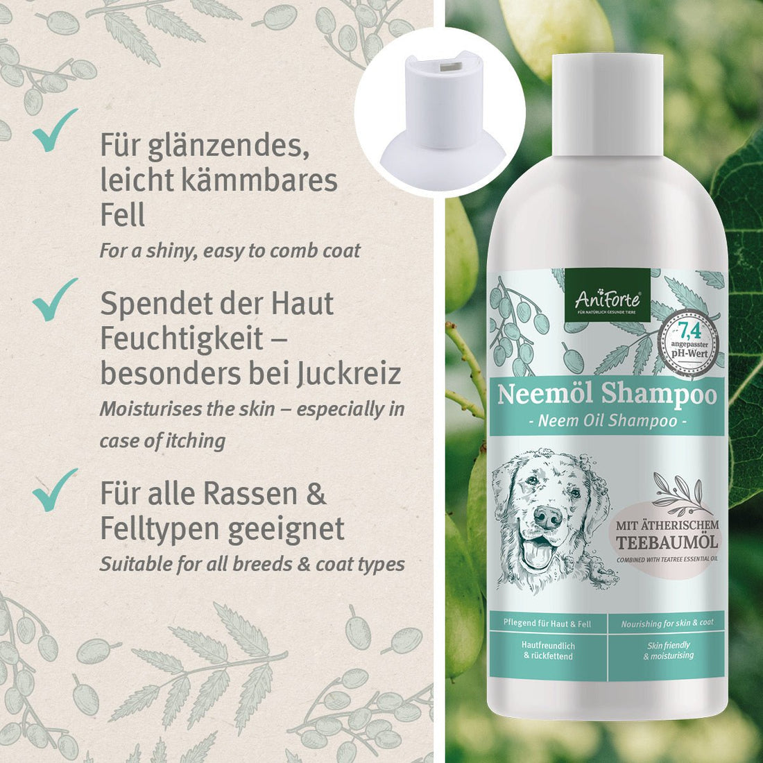 AniForte Neemöl Shampoo, 500ml